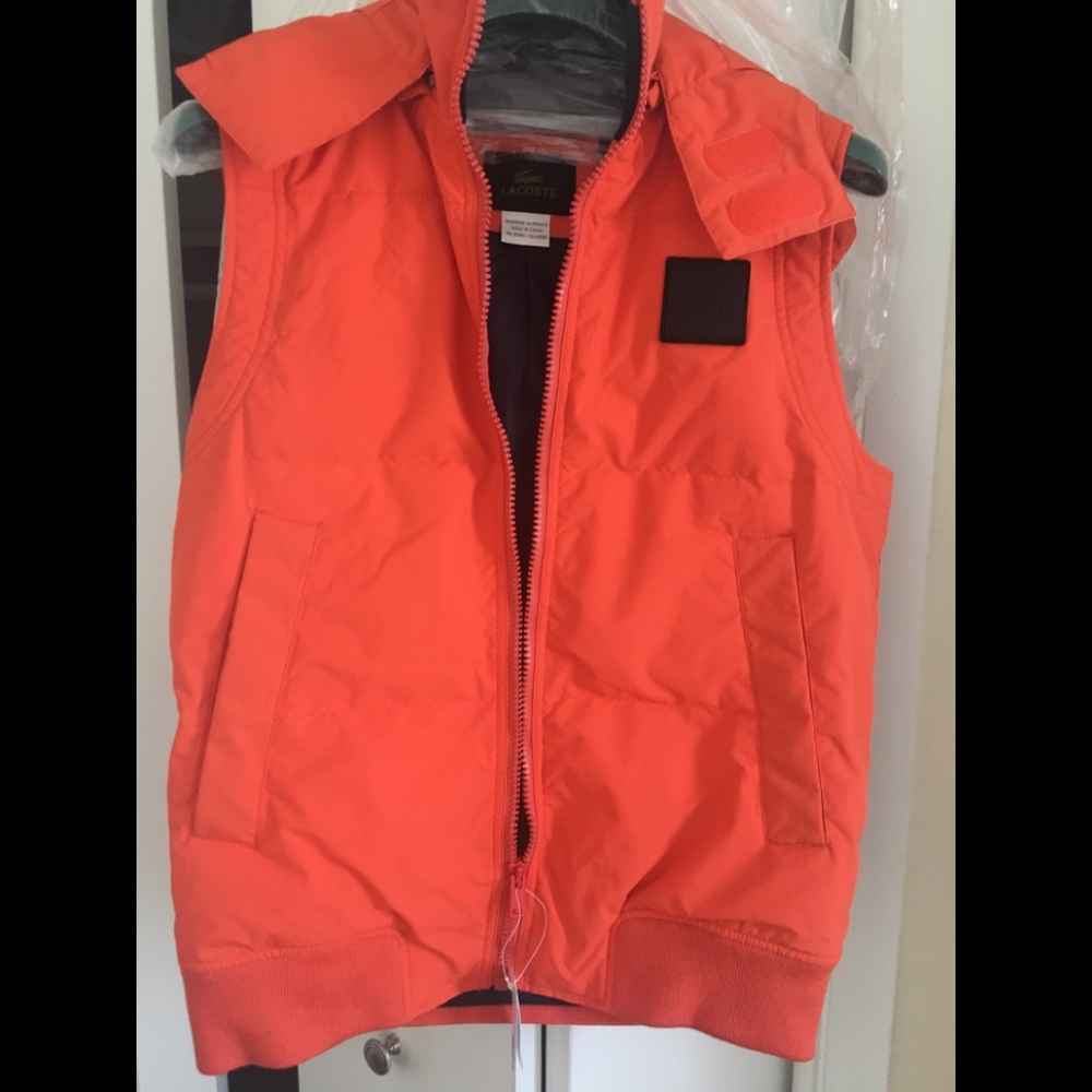 Lacoste Orange vest .... New